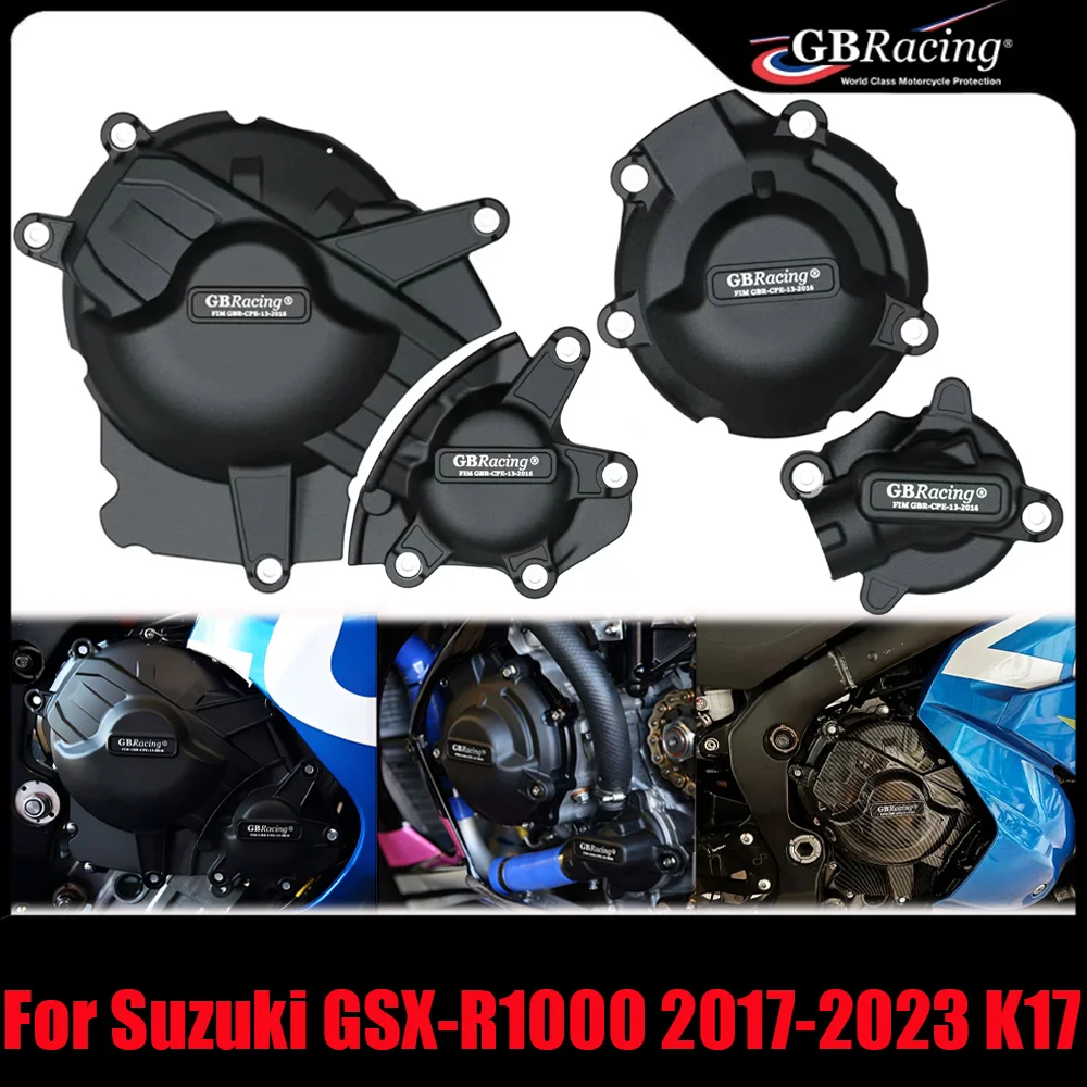 

For Suzuki GSX-R1000 2017 2018 2019 2020 2021 2022 2023 K17 Motorcycle Engine Cover Clutch Cover Protection Accessories GBRacing