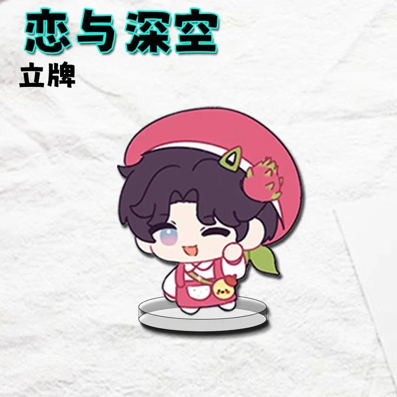 Love and Deepspace Cartoon Game Acrylic Signboard Standee Sylus Rafayel Xavier Zayne Caleb Q-version Cute Model Decoration