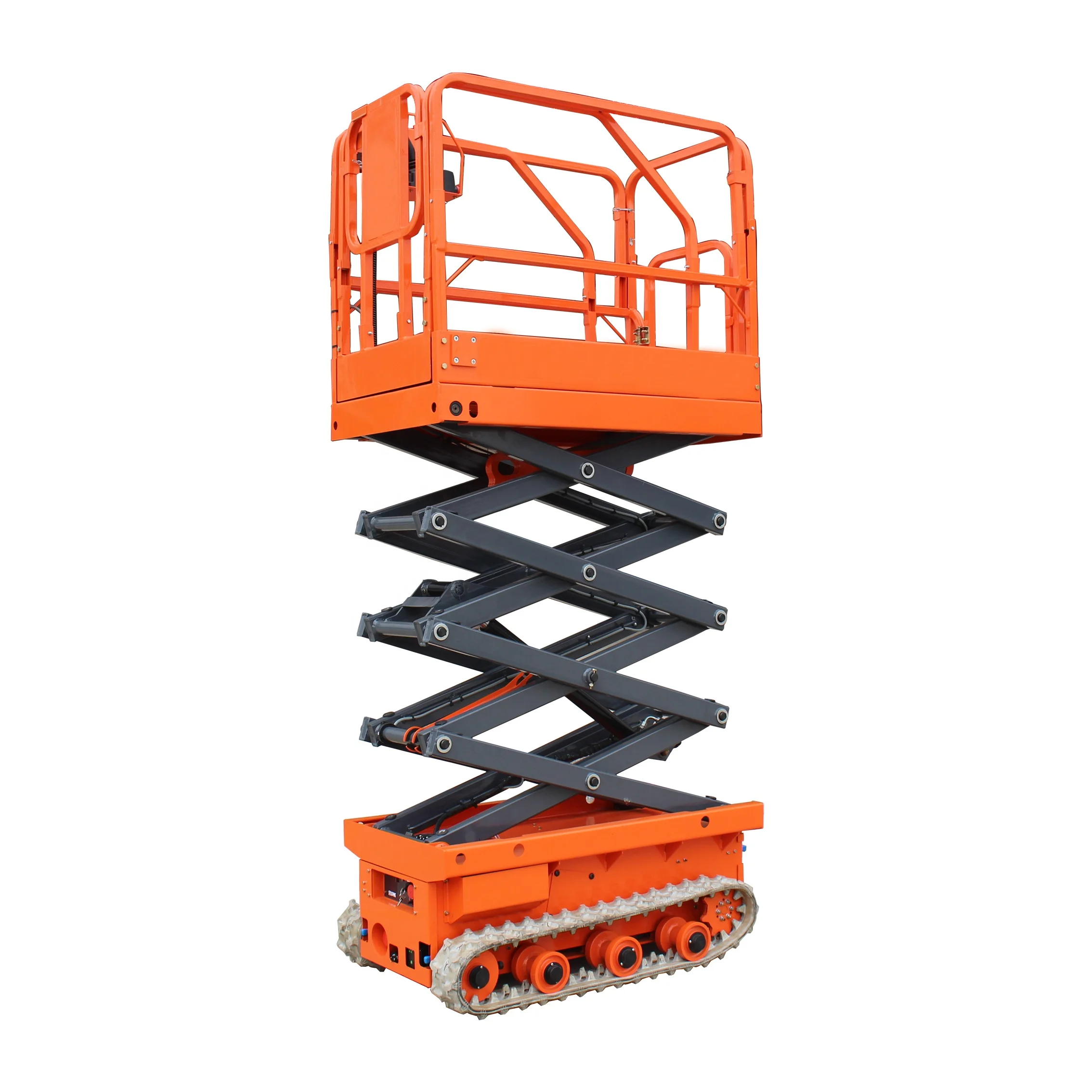 YG Mobile Hydraulic Scissor Lift Automatic Scissor Lift Platform 6.5m 320kg Crawler Scissor mini Tracked Scissor Lift Table