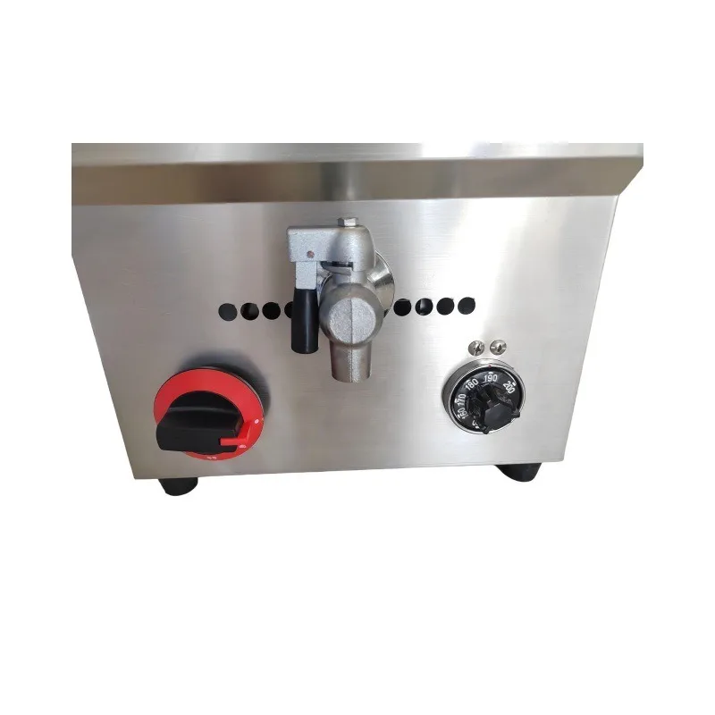 Commercial gas single cylinder constant temperature flameout protection fryer, French fries fryer 4