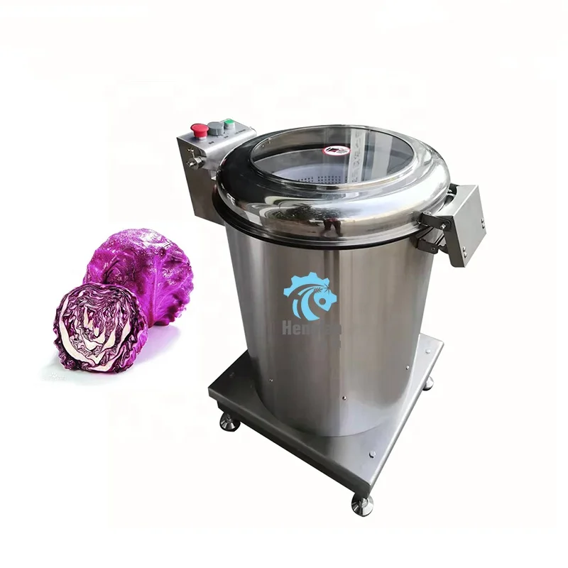 Industrial Vertical Centrifugal Spin Dryer Machine For Vegetable Salad Lettuce Spin Drying Vegetable Dehydrator