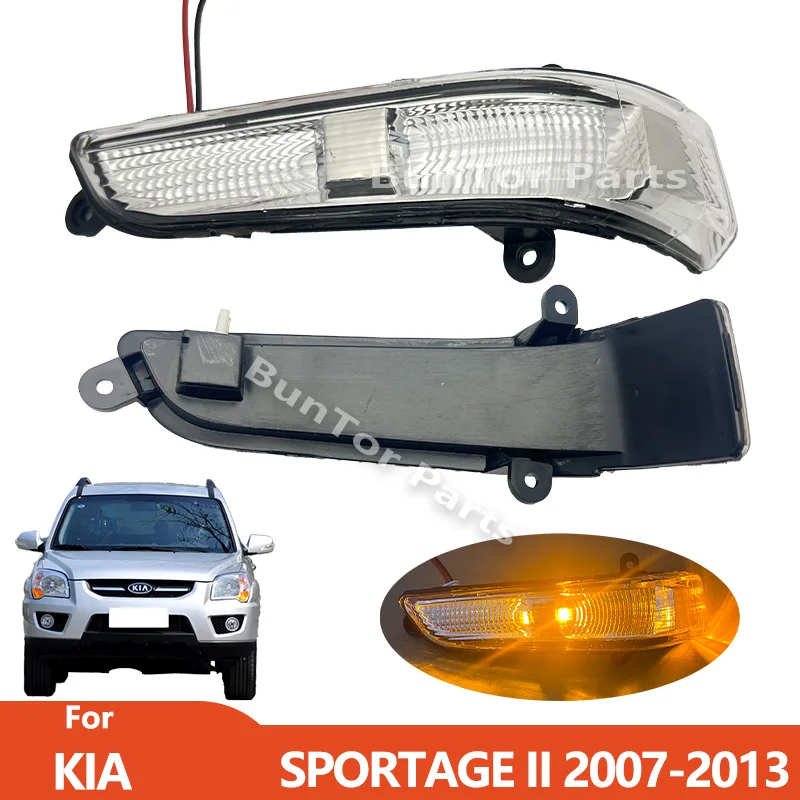 

Side Rearview Mirror Turn Signal Light For KIA SPORTAGE II 2nd 2007 2008 2009-2013#87614/24-F1000/Wing Mirror Blinker Indicator