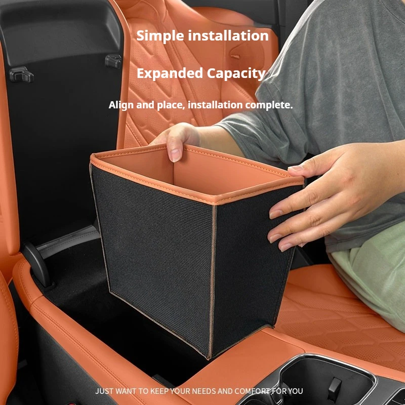 For 24 Sealion 7 Center Console Lower Storage Compartment Armrest Box Leather Mat Used for Storing and Organizing Accessories