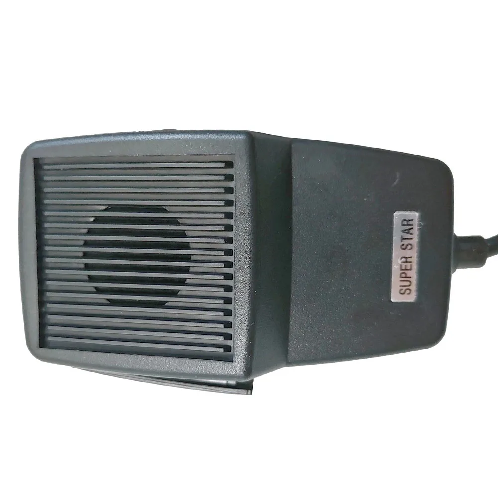 For Galaxy CB Radios 4-Pin Microphone Speaker Microphone Black 4-pin Interface ABS Housing Push-to-talk Button