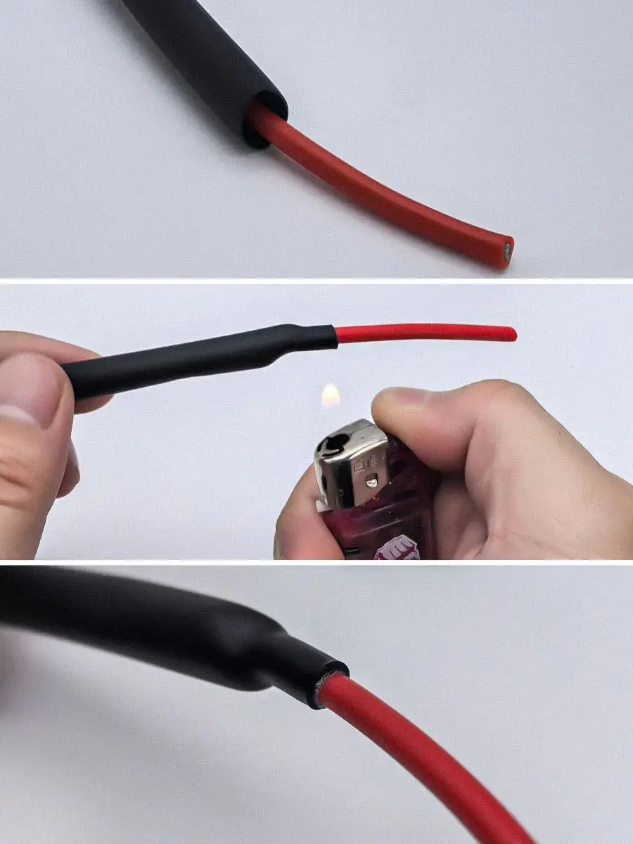 Tubes thermorétractables à double paroi PE respectueux de l'environnement 3:1 avec adhésif, Φ1,6 mm - Φ50 mm, sept couleurs 1 m-5 m