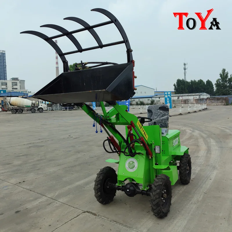 Electric Wheel loader for farm land and garden from 300 kg to 500 kg capacity customized