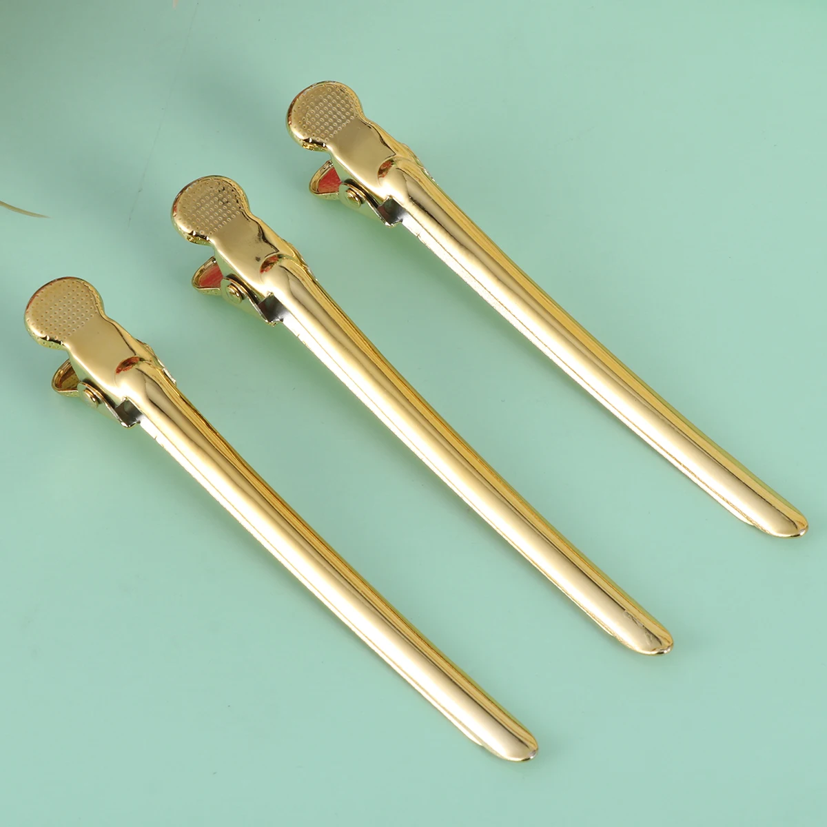 

12 Pcs Metal Hair Clips Durable Stainless Steel Women Pins Hairdressing Salon Clamps Sectioning Styling Travel Practical