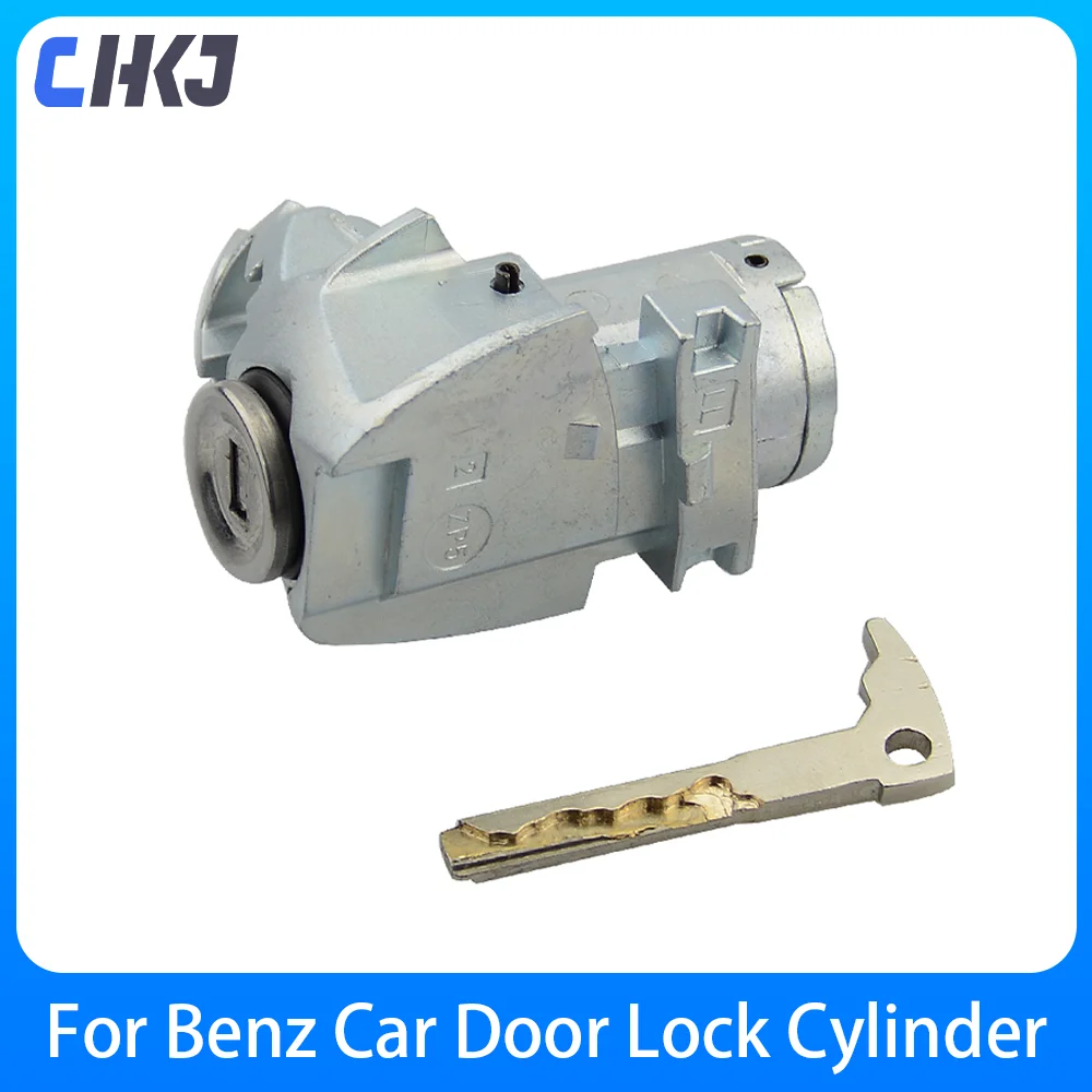 CHKJ For Mercedes Benz ML350 ML500 Car Left Door Lock Cylinder Auto Replacement Door Locks Latch with 1 Key Free Shipping