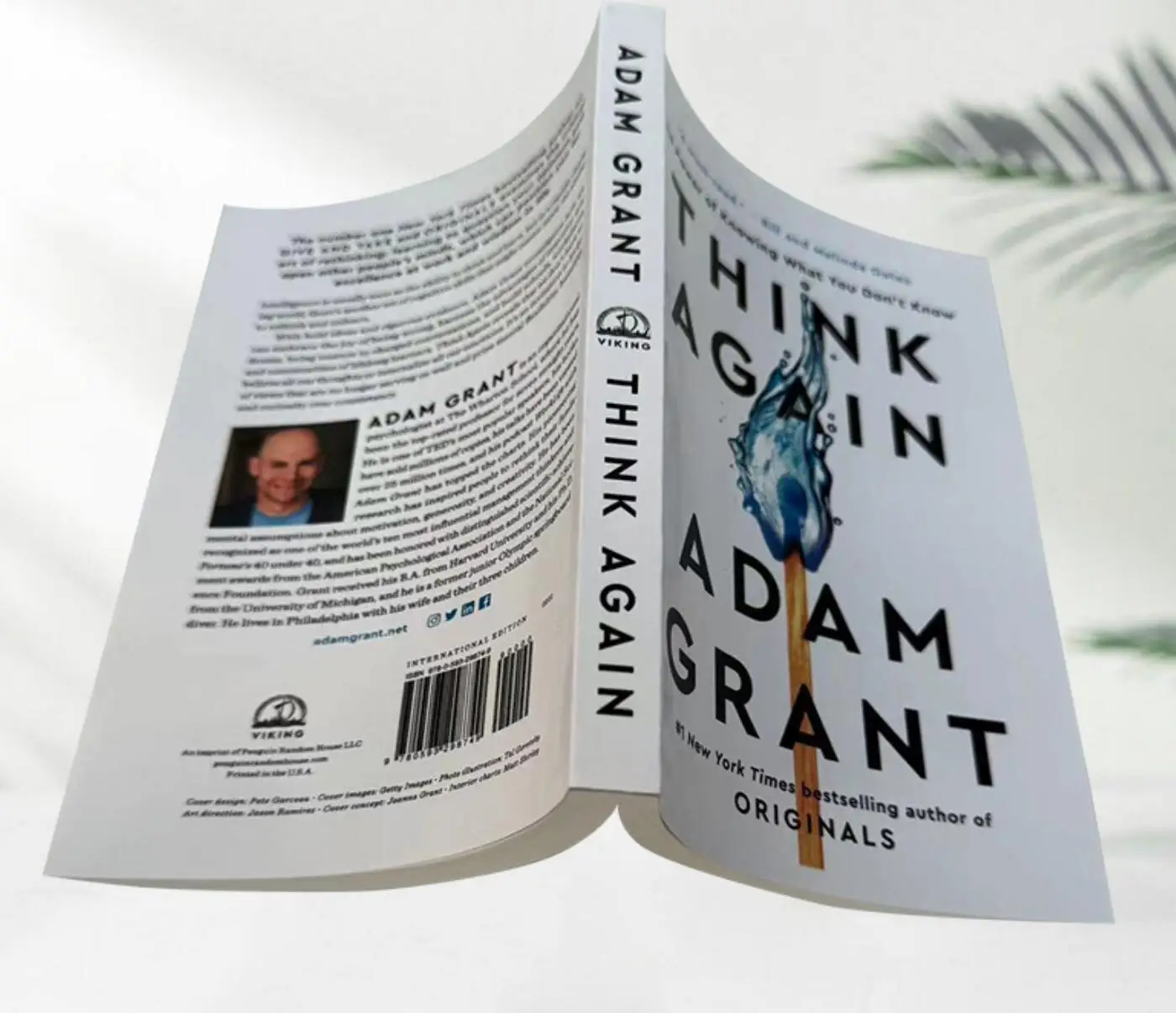 Piense de nuevo por Adam Grant El poder de conocer lo que no sabe # 1 libro más vendido en inglés