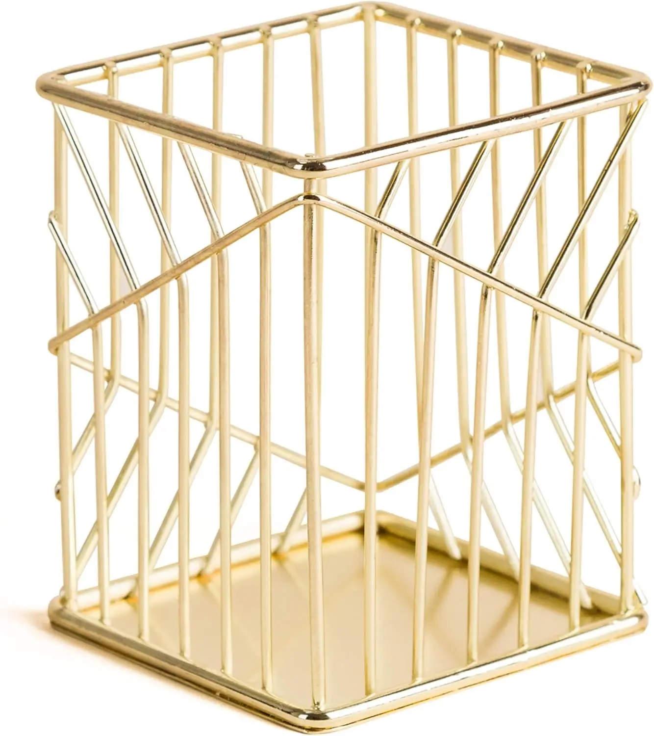 

Металлическая чашка для карандашей, настольный аксессуар, золото