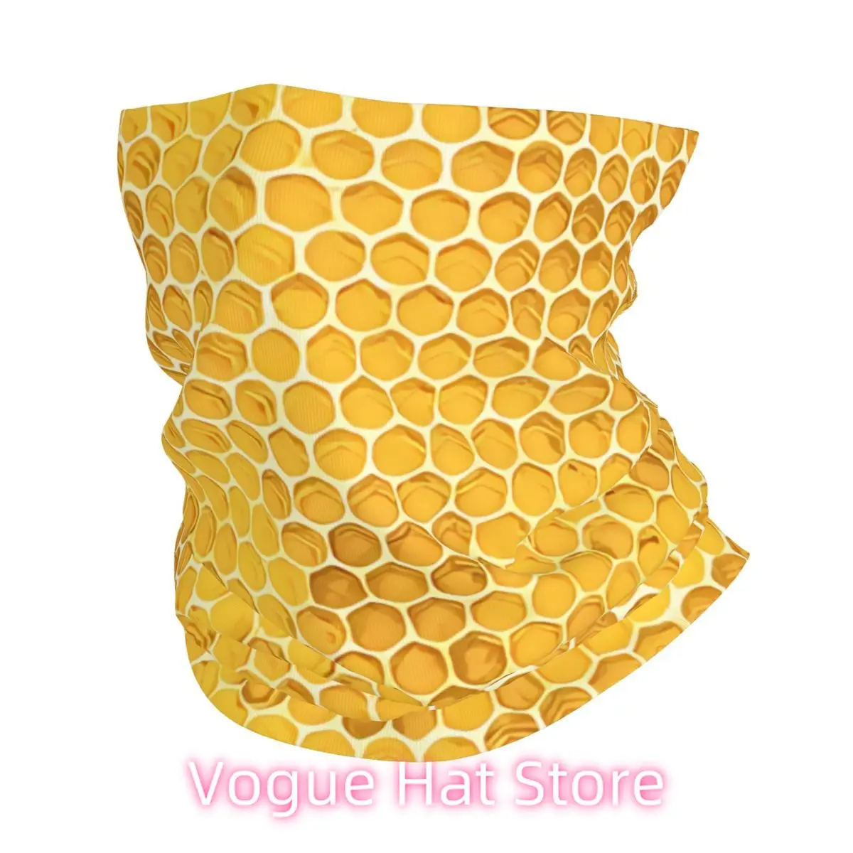 

Honey Bees Bandana Neck Cover Printed Wrap Scarf Multi-use Cycling Riding for Men Unisex Thin