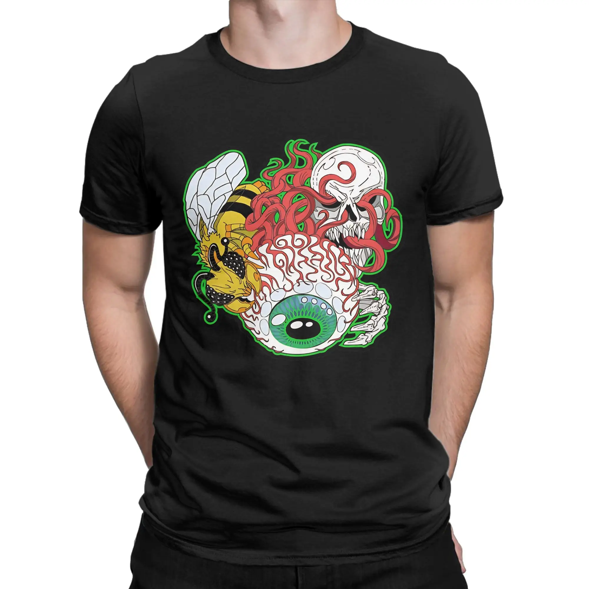 Eye Of Cthulhu Terraria 100 Cotton T Shirt For Men Summer  Awesome T-Shirts O Neck Fashion Tees Oversized Design Tops