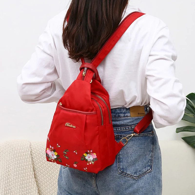 New Printed Backpack Multifunctional Portable Travel Bag Clothes Sorting Backpack Girls\' Fashion Schoolbag