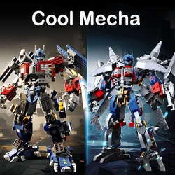 Sci-Fi Movie Autobots Building Block Set Robot Transforming Mecha Model Kit Kids Adult Collector Toy DIY Gift For Boys And Girls