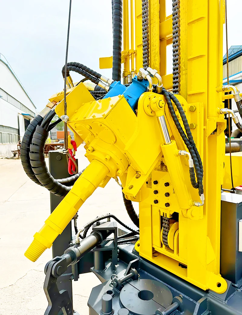 Customized Portable Diesel Small Pneumatic Water Well 200m Borehole Drilling Machine Deep Well Rotary Drilling Rig