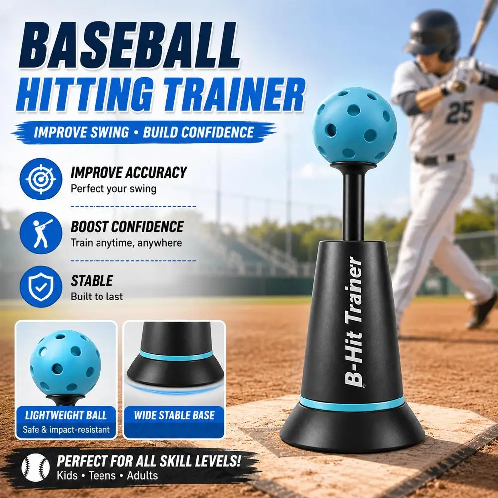Tee Popper For Hitting Practice Without A Pitcher Nylon Material For Strength Baseball Training Popper Ball,Baseball Trainer