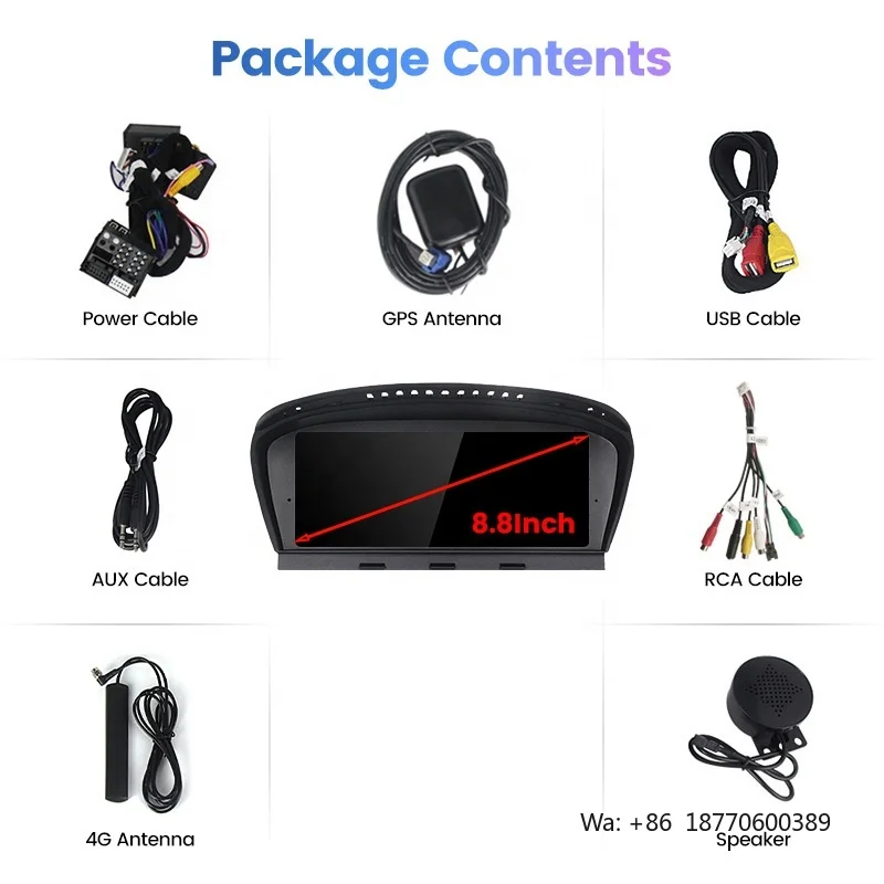 MEKEDE 680 3D UI Android Snapdragon 8Core Car DVD Player  Android Navigation DSP for 8.8 " BMW E60 E61 E62 E63 E64 E90 E91 E92 view 4