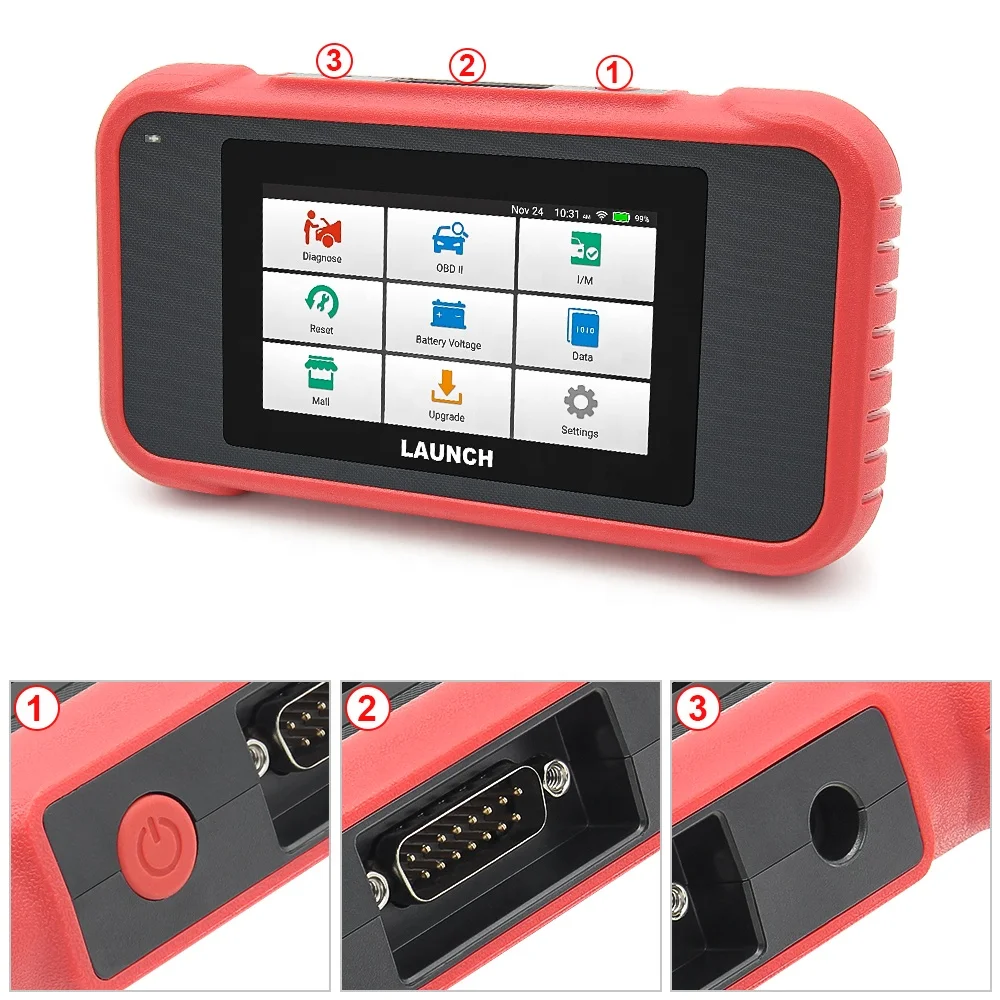 O2 Scanner for Car Diagnostic Tool Lah Creader CRP123E V3.0 OD2 Code Reader Diagnostic CRP123E Scanner Automotriz