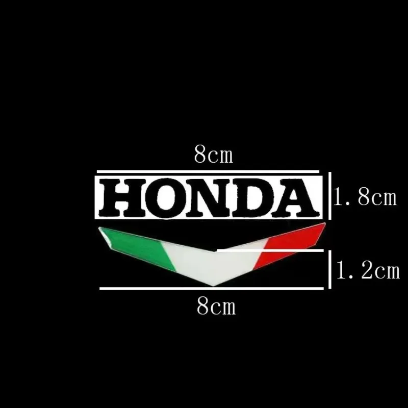 

Наклейка с логотипом Honda для мотоцикла, 3D объемная светоотражающая водонепроницаемая наклейка с буквами, аксессуары для мотоциклистов