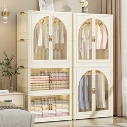 Portable Wardrobe Closet Bedroom Dresser, Portable Closet Cube Shelf Armoire Pantry Cabinet