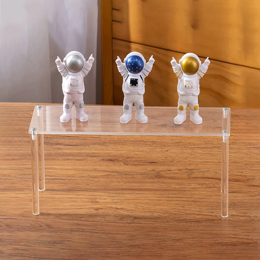 Transparent Acrylic Desktop Frame Blind Box Storage Display Rack, Acrylic Stand Cosmetics Perfume Organizer Shelf