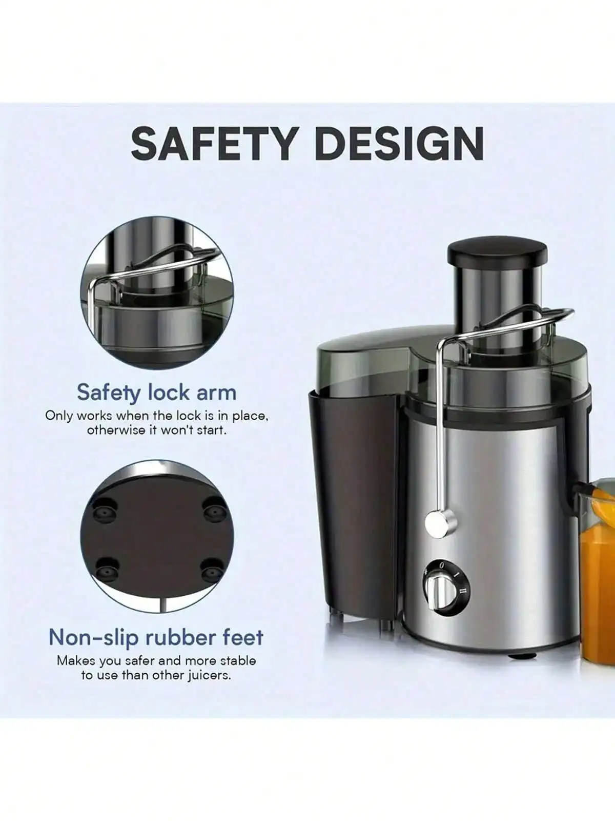 Wtyczka EU Wyciskarka odśrodkowa wielofunkcyjna elektryczna maszyna do soków owocowych do użytku domowego separacja soku z żużla oryginalna maszyna do soku c