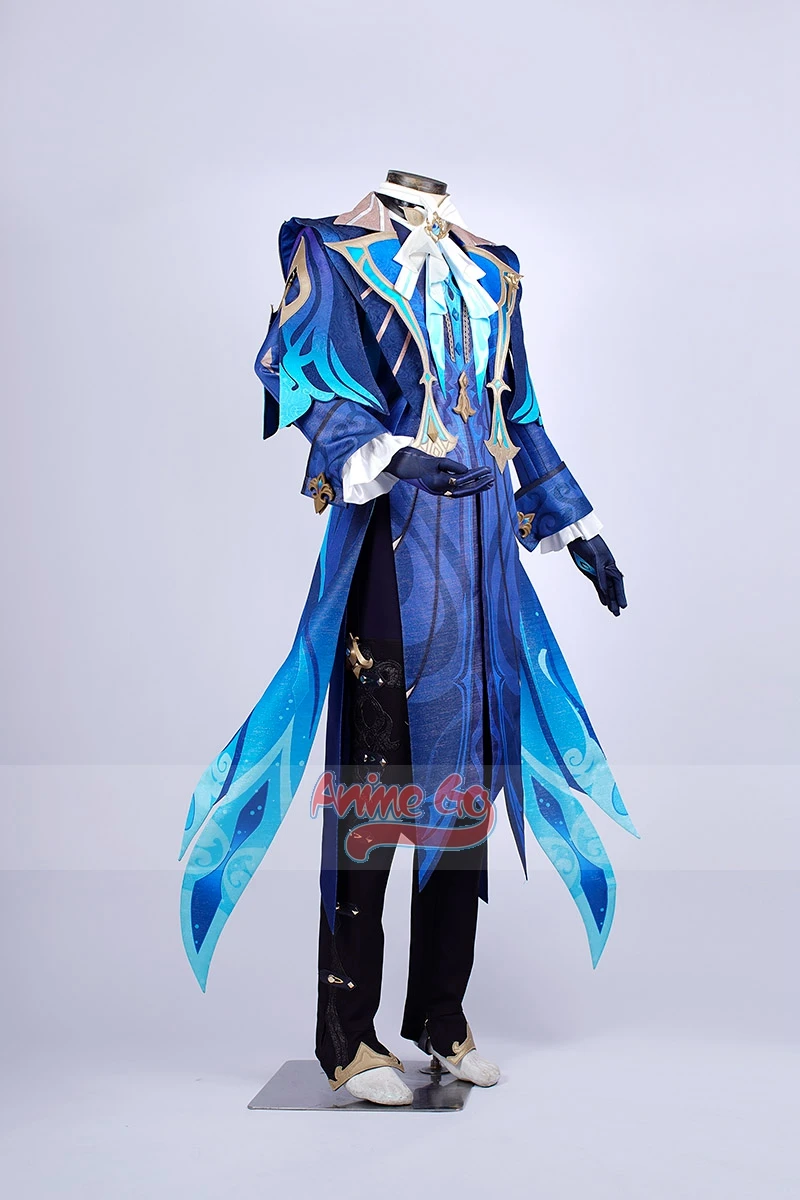 Neuvillette Cosplay Costume Game Genshin Impact Neuvillette Role Play Outfit for Men C08563-AA