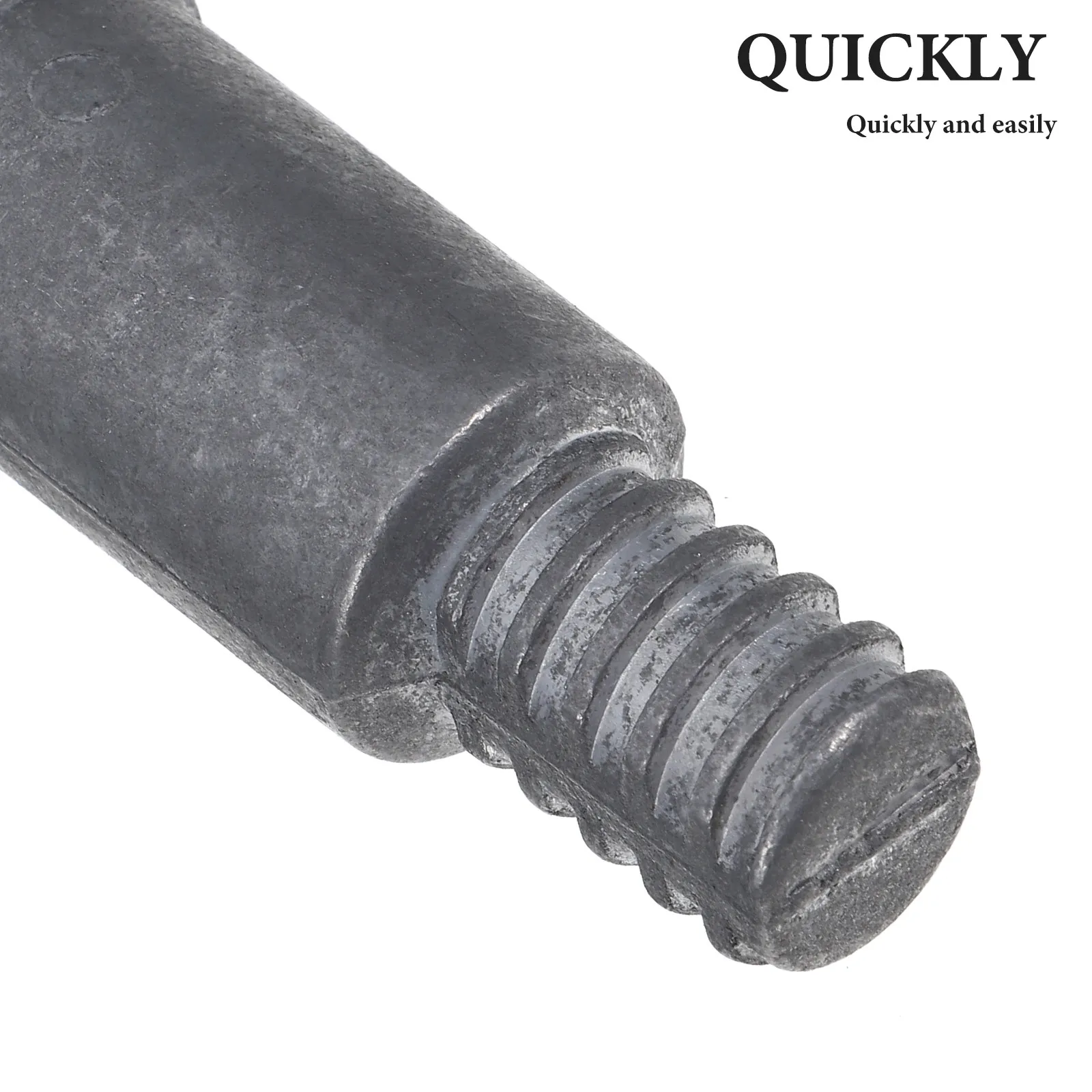 10Pcs Threaded Tip Replacement for Mop Broom Duster Extension Pole Aluminum Alloy Rivet Design Secure Fit Handle Accessory