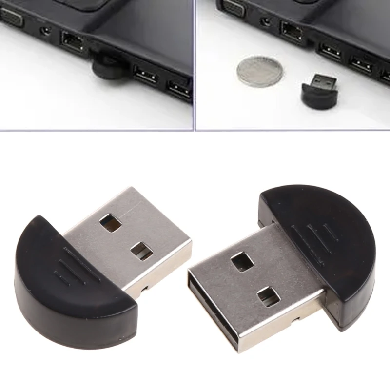 Портативный 2 USB 2,0 Bluetooth-совместимый ключ 5,0 с низким энергопотреблением для 10/8,1/8/7 Компьютер ПК Ноутбук