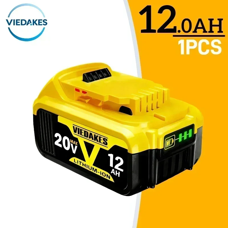 Origineel voor DEWALT 20V batterij 12Ah Hoge Capaciteit, voor DCB609 DCB606 DCB205 DCB206 DCB209 DCB182 20V Elektrisch Gereedschap