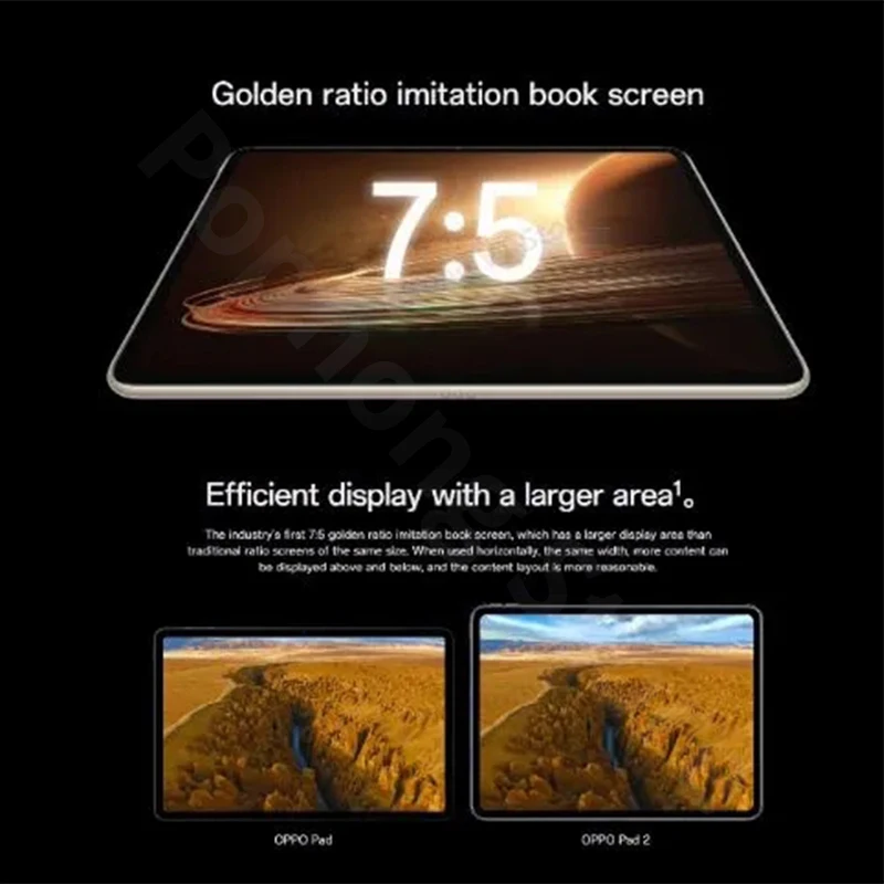 Imagem -02 - Oppo-pad Tablet pc Wifi Led Display 144hz Dimensões 9000 Octa Core Câmera 13mp Câmera Selfie 8mp Bateria 9230mah 67w 1161 em