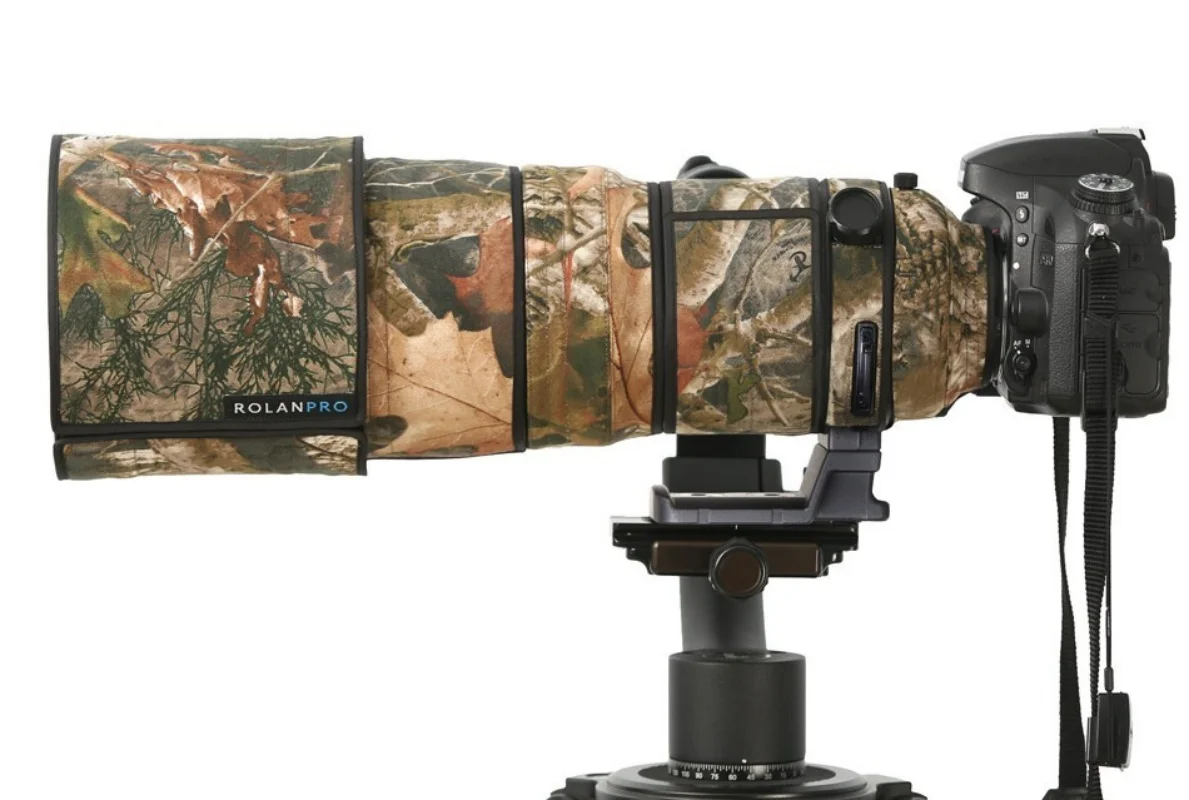 ROLANPRO Lens Camouflage Coat Rain Cover For Nikon AF-S 300mm f/2.8 G ED VR I/II Lens Protective Case For Nikon SLR camera image 3