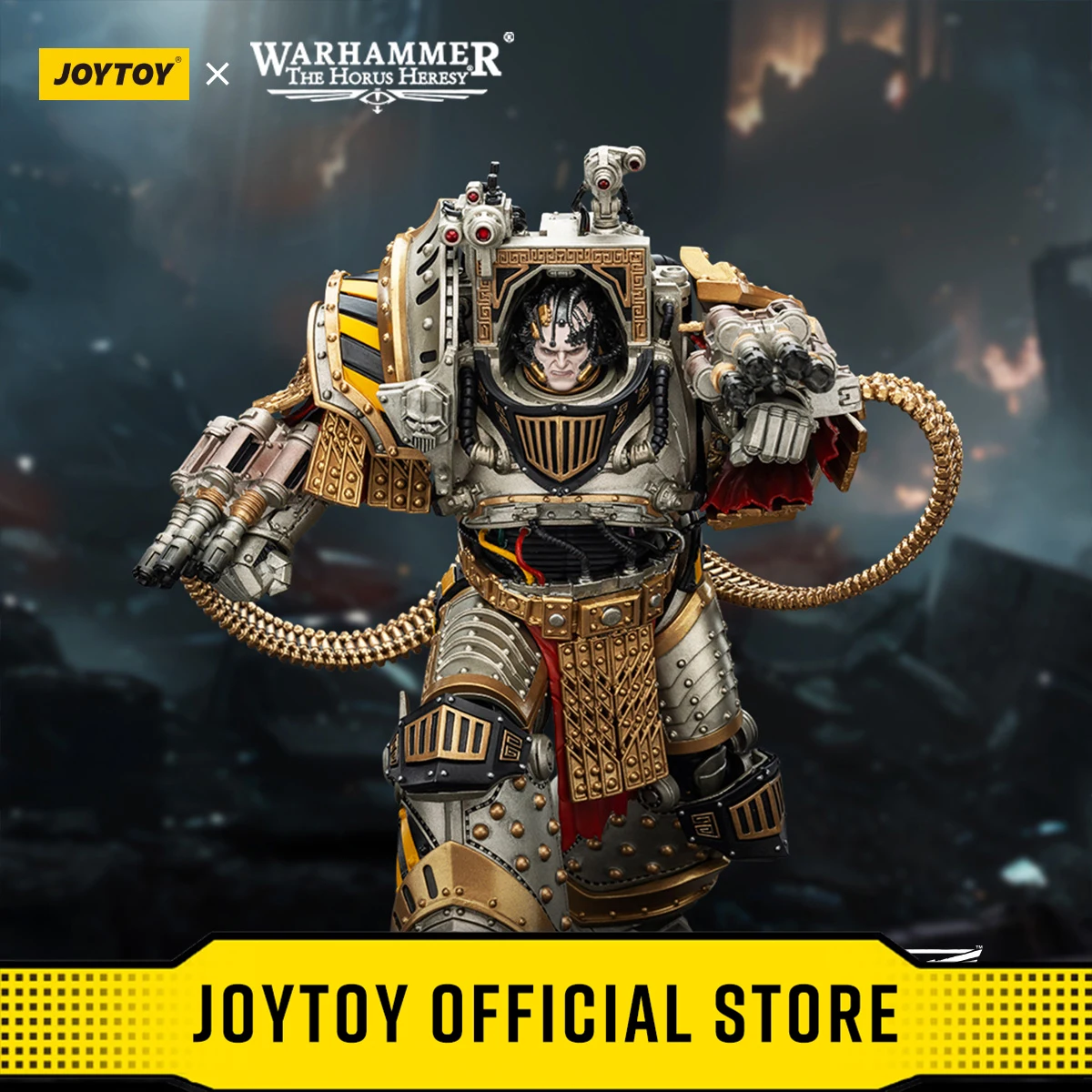 شخصيات JOYTOY Warhammer "The Horus Heresy" 1/18 شخصيات الرسوم المتحركة Iron Warriors Perturabo، Primarch of the lVth Legion
