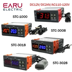 STC-1000 STC-3008 STC-3018 STC-3028 LED cyfrowy regulator temperatury termostat termoregulator inkubator 12V 24V 110V 220V