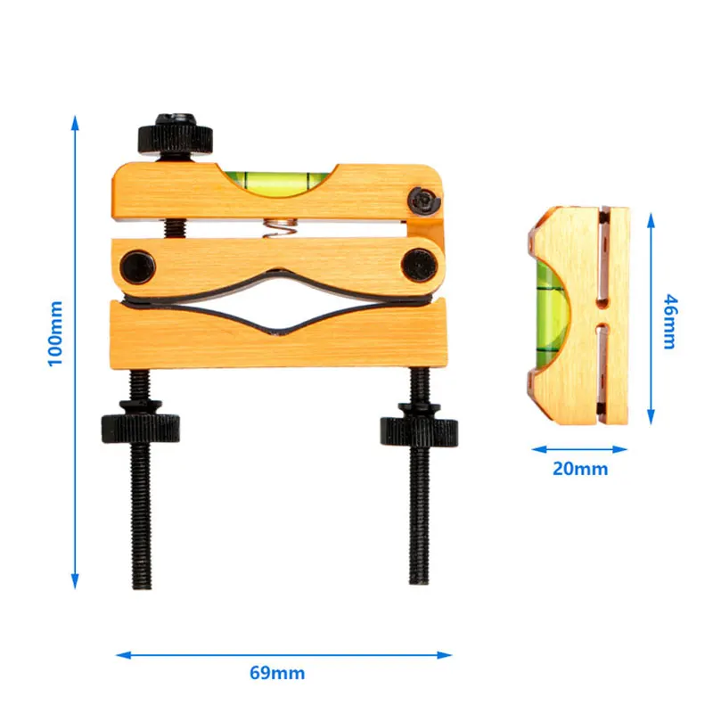 

Playful Bag Hunting Scope Reticle Leveling Adjustable Liquid Bubble Level Tool Kit Universal Riflescope Alignment QG206S