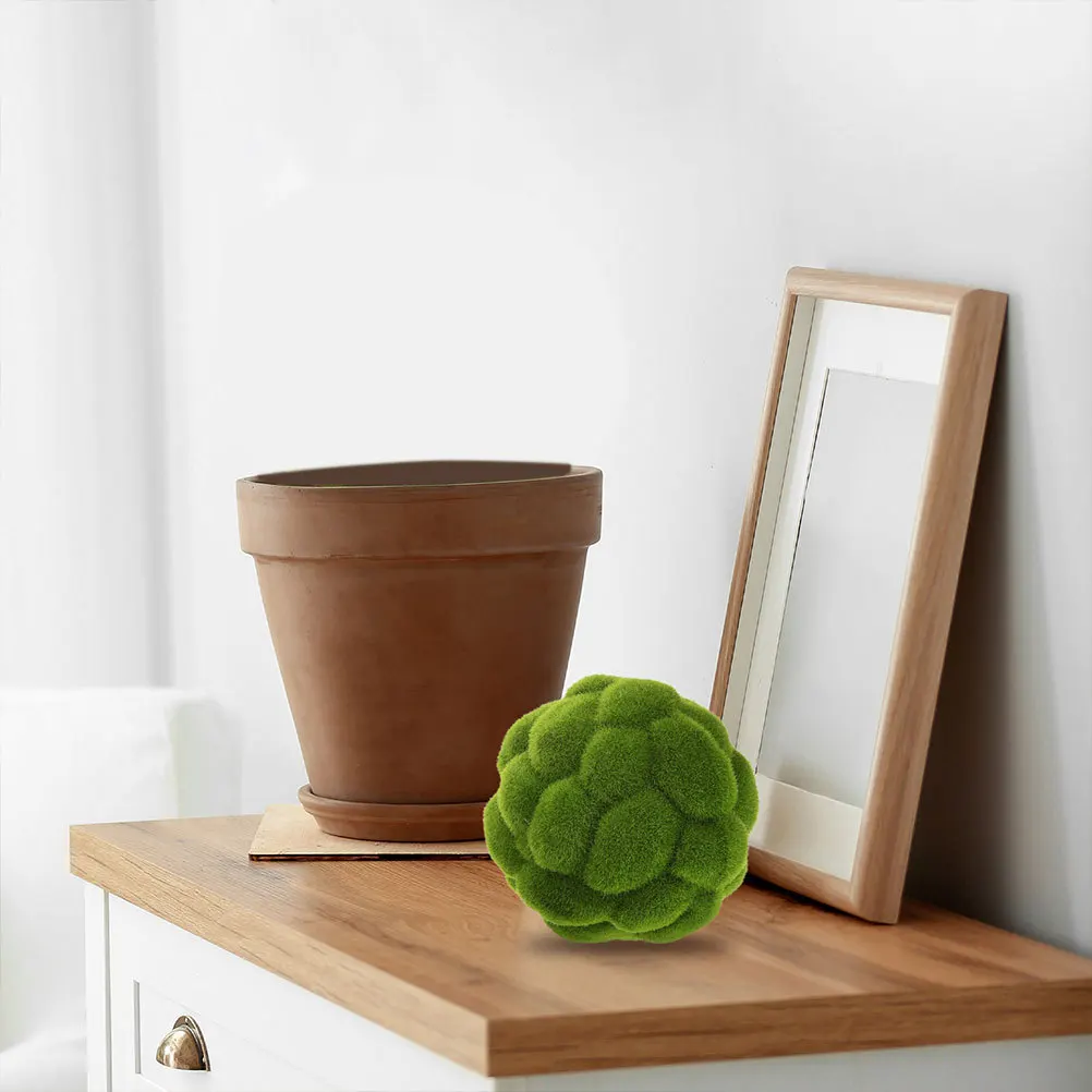 

2pcs Simulated balls Artificial Plant Topiary Ball For Home Garden Decor Wall Hanging Ornament Decorative Grass Balls For