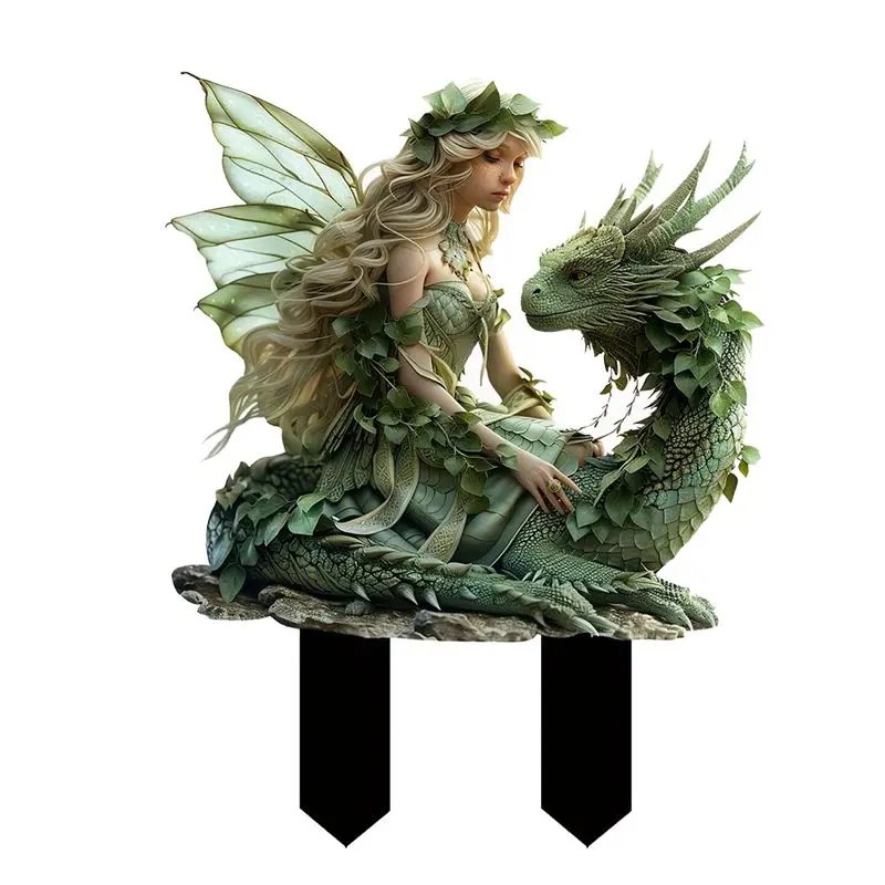 2026 جديد البوهيمي الجنية اناء للزهور الديكور ، 2D الاكريليك حديقة الأرض إدراج وعاء ملحق ، تمثال نبات كبير #1