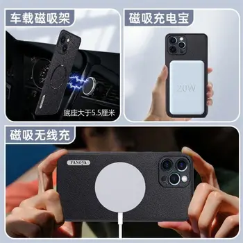 適用於摩托羅拉 Edge 30 Ultra、Moto Edge 30 Pro、30 Fusion 的磁吸式手機殼,奢華矽膠皮革撞色拼接後蓋保護殼 8 最佳銷售 摩托羅拉 Edge 30 Pro 保護殼 - №2