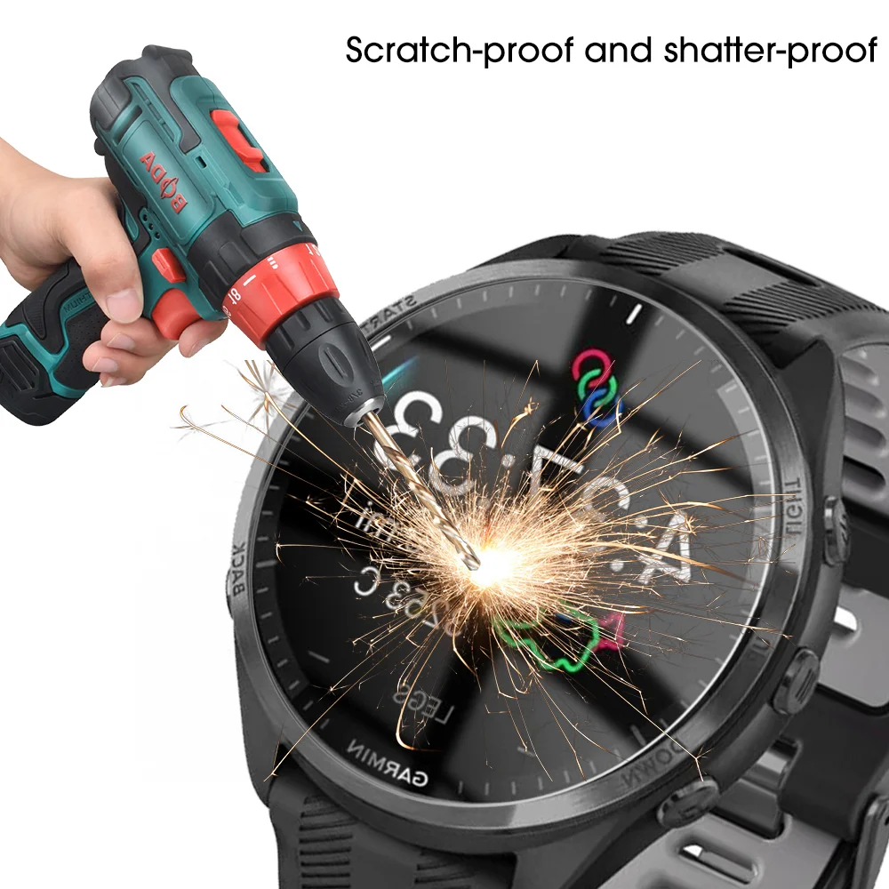 5pcs Tempered Glass Protection for Garmin Forerunner 265s 265 965 Watch Screen Protecte HD Tempered Glass Smartwatch Accessories