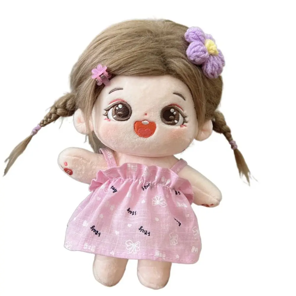 DIY 의류 면 인형 드레스 스위트 스커트 드레스 20cm 면 인형 옷 드레스업 수트 아이돌 인형 스커트 인형 액세서리