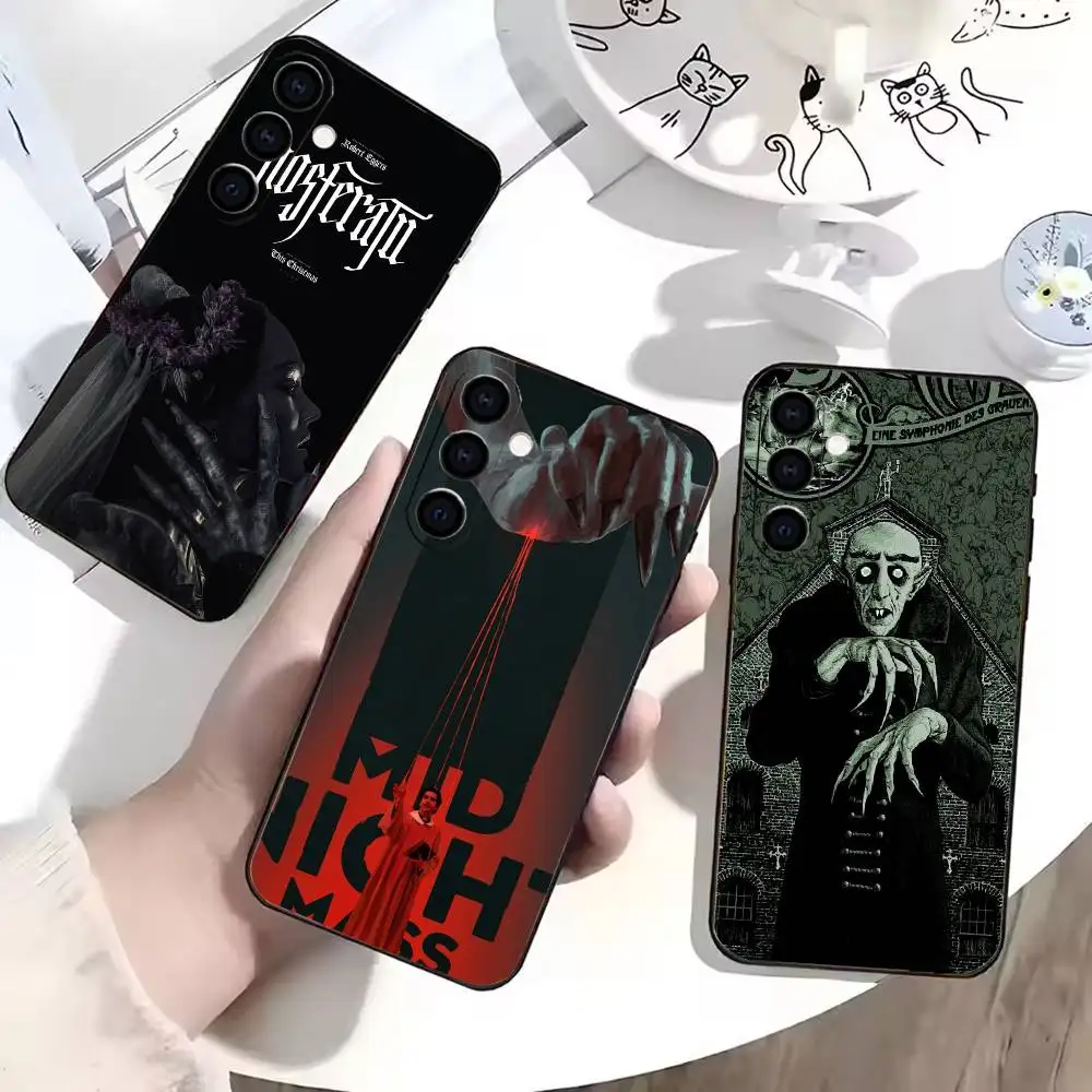 Movie N-Nosferatu Phone Case For Samsung Galaxy A73,A72,A71,A70,A53,A52,A51,Others Soft Black Cover