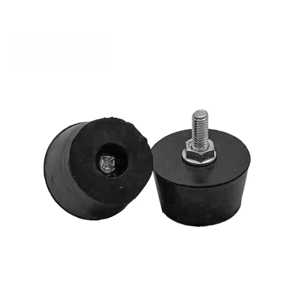 Rubber Compressor Feet Compressor Foot Pad Quick-change Design 6mm Threaded Fastener 07241 For Vibration Dampening