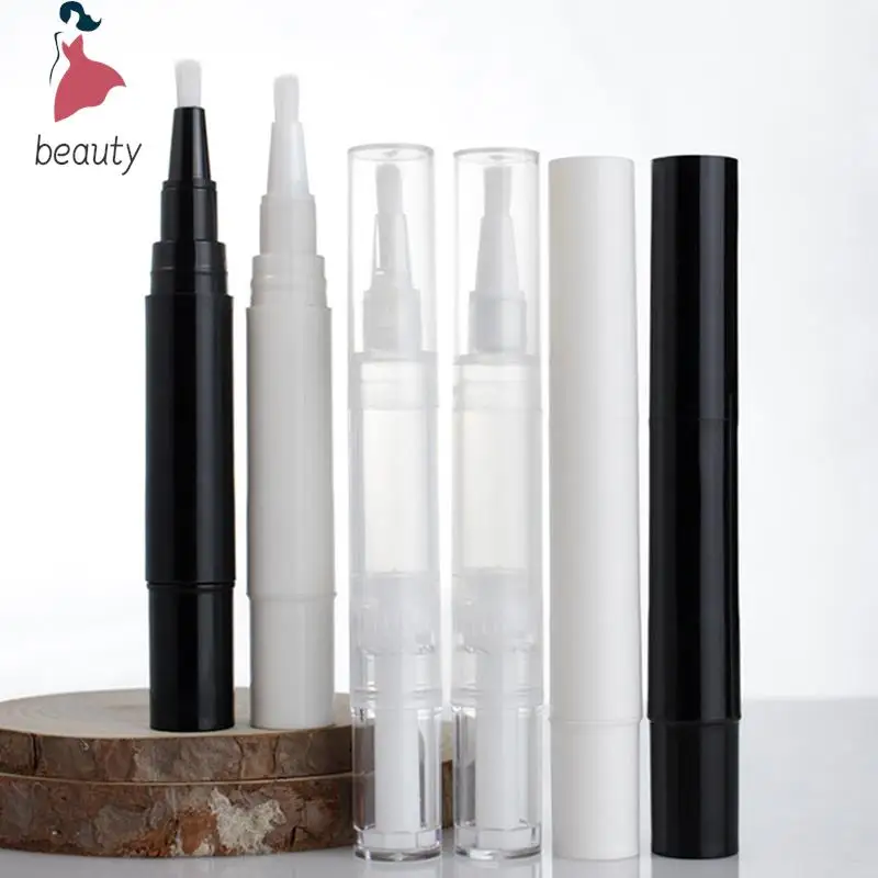 5ML Empty Twist Pen with Brush Refillable Bottle Nail Polish Tube for Balm Nail Art Paint Mascara Oils travel cosmetic bottle