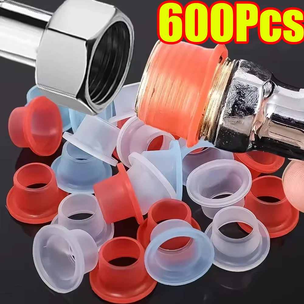 1-600Pcs Faucet Leak-proof Sealing Gasket Heavy Duty Hose Sealing Leak-Proof Silicone Plug O Ring for Plumbing Prevent Leakage