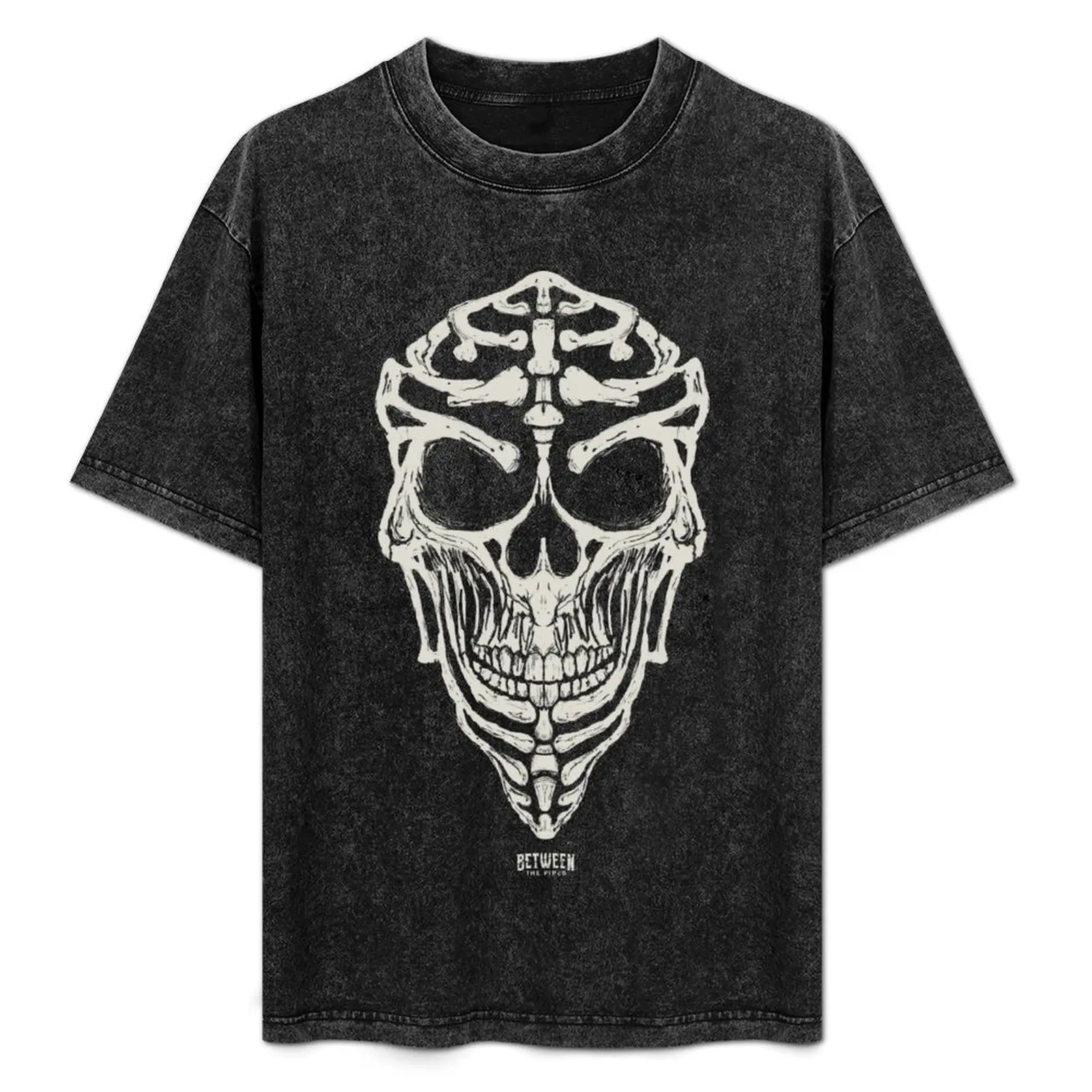 

Hockey Goalie Skull Helmet made of Bones T-Shirt anime figures vintage sweat boys animal print mens graphic t-shirts anime