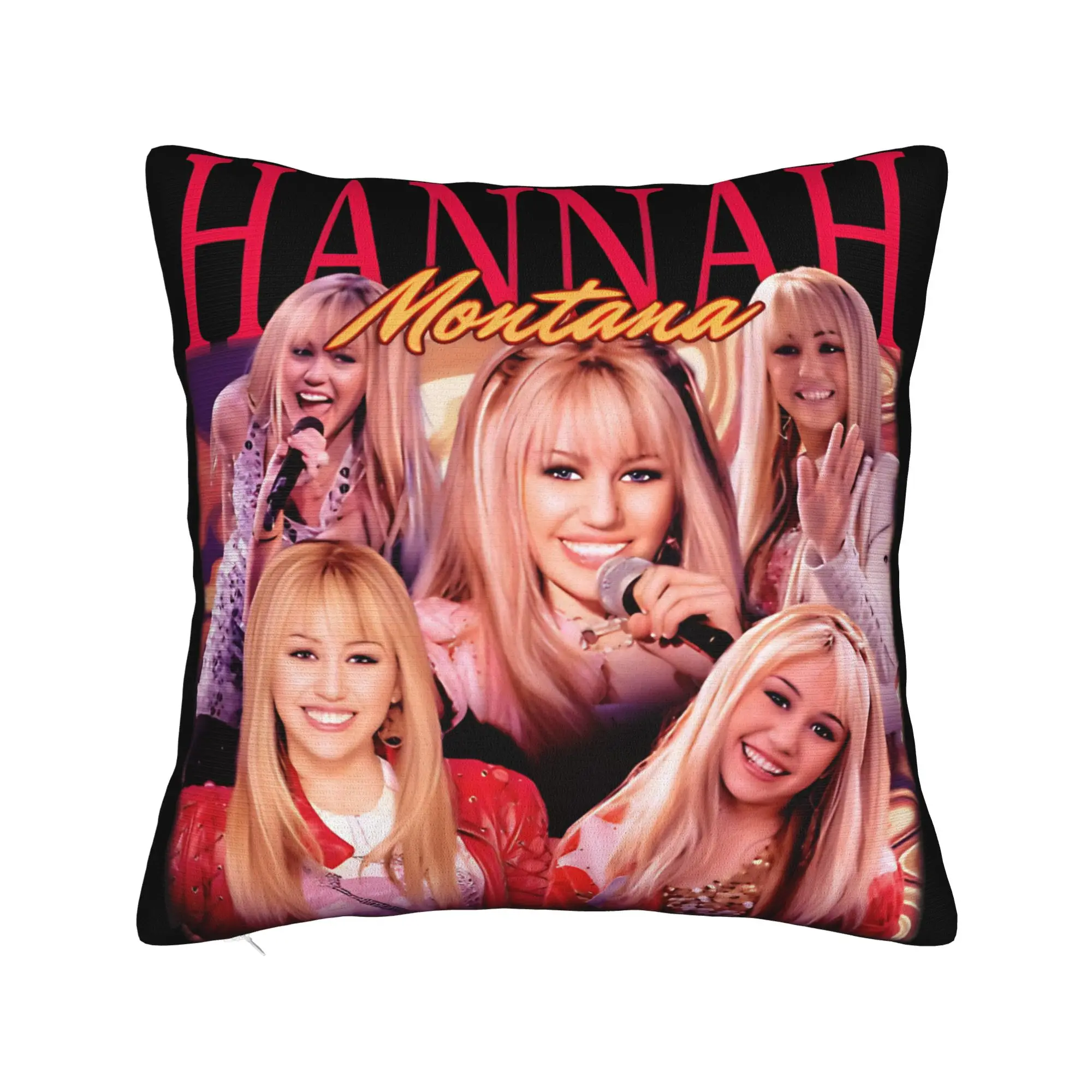 Hannah Montana 20Th Anniversary Comedy Pillow Case  Cute Funny Pillow Cover Soft Pillowcases For Chair Sofa Home Decor