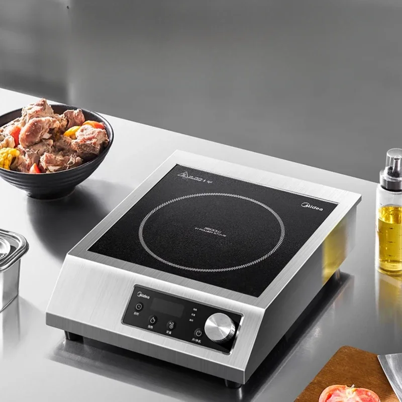 Commercial Induction Cooker 3500W High Power and High Firepower Multi-function Stir-fry Waterproof Electric Stove