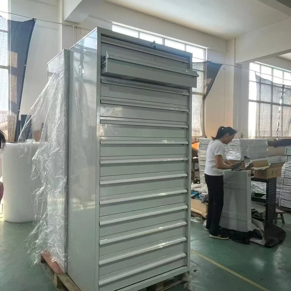 

Настраиваемый высококачественный инструментальный шкаф для мастерской, 1,8 м, сверхпрочный, с 13 ящиками