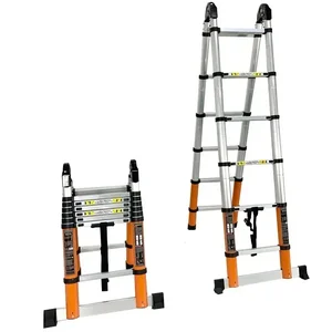سلم تلسكوبي متعدد الأغراض من الألومنيوم ، 8 م ، سعر الجملة الصناعي أعلى 10 مبيعات سلم الألومنيوم 8 أمتار - No7