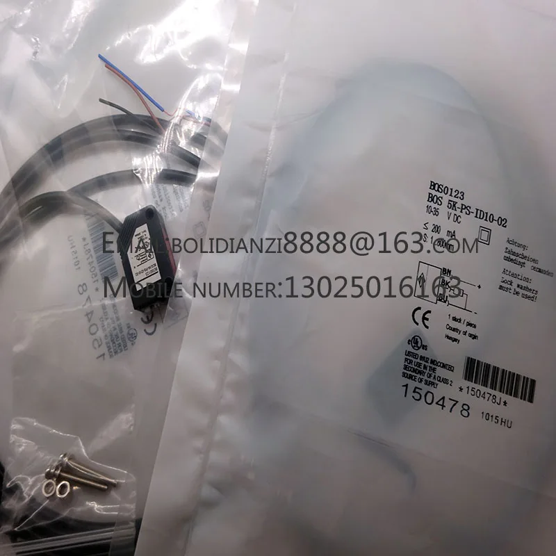 BOS0158 BOS 5K-PS-IX10-S49 BOS0129 BOS 5K-PS-RH12-02 BOS0123 BOS 5K-PS-ID10-02 Brand new original proximity switch sensor